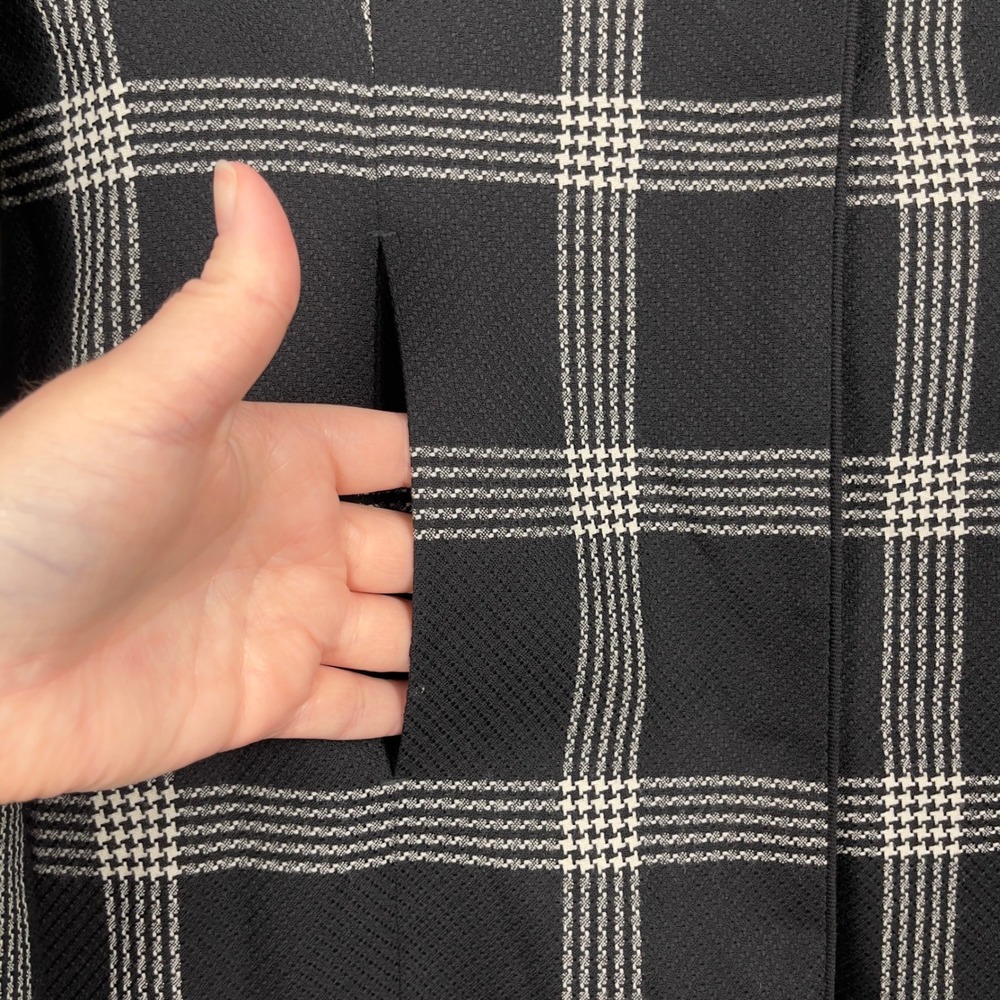 Pendleton Plaid Check Wool Collarless Lightweight… - image 6